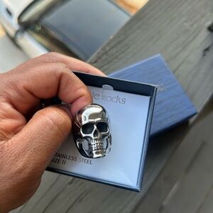 Stainless Steel Skull Ring size 11